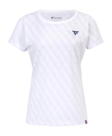 T-Shirt de Tennis Tecnifibre Femme W.Graphique Tee White 2024