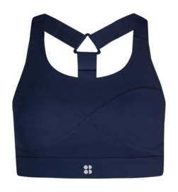 Brassière Sweaty Betty Women Power Medium Support Sports Navy Blue