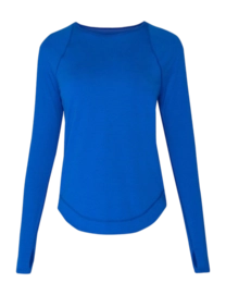 Long Sleeve T-Shirt Sweaty Betty Women Breathe Easy Lightning Blue