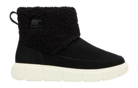 Sorel Women Explorer III Slip-on Cozy WP Black Chalk