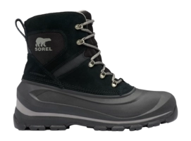Snow Boot Sorel Men's Buxton Lace Boot WP Black Quarry