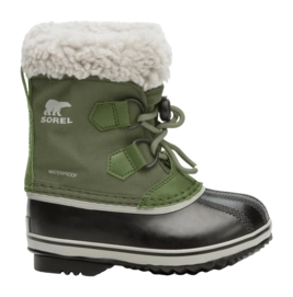 Bottes de Neige Sorel Enfant Yoot PAC Nylon WP Hiker Green 24