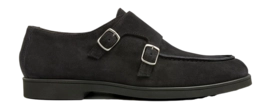 Greve Tufo 2936 Gesp Off Black Suede