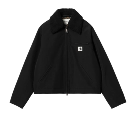 Jacket Carhartt WIP Women Newkirk Black / Camo Leo, Tamarind