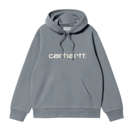 Pull à Capuche Carhartt WIP Unisexe Hooded Carhartt Sweat Dove Grey / Wax