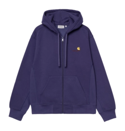 Jacket Carhartt WIP Unisex Hooded American Script Aura