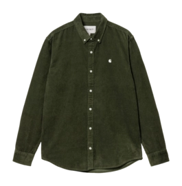 Hemd Carhartt WIP L/S Madison Cord Unisex Tarragon / Wax