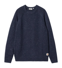 Pullover Carhartt WIP Anglistic Unisex Speckled Air Force Blue