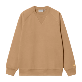 Pull Carhartt WIP Unisexe Chase Peanut / Gold