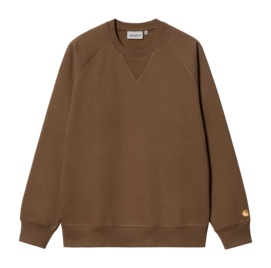 Pull Carhartt WIP Unisexe Chase Chocolate / Gold