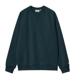 Pull Carhartt WIP Unisexe Chase Duck Blue / Gold