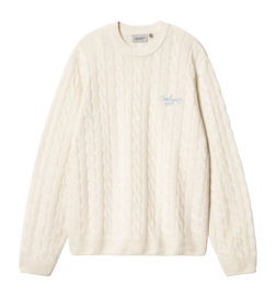 Sweater Carhartt WIP Signature Unisex Natural / Dusty Ice
