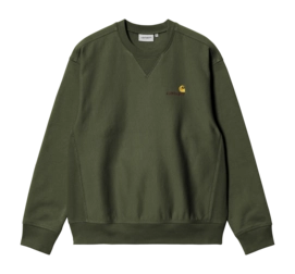 Sweatshirt Carhartt WIP Unisexe American Script Tarragon