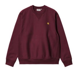 Sweatshirt Carhartt WIP Unisex American Script Malbec