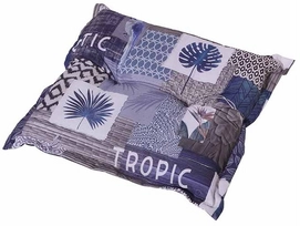 Voetenbankkussen Madison Tropic Blue