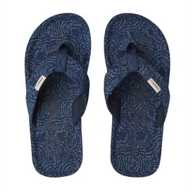 Flip Flop O'Neill Chad Fabric Sandals Blue Print Herren-Schuhgröße 46