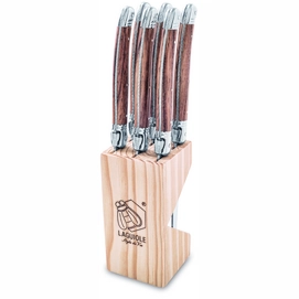Steakmesser Laguiole Style de Vie Premium Line Wood ABS (6-teilig)