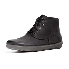 Sneaker FitFlop Flex Boot Leder Schwarz Herren