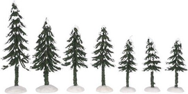 Luville Snowy Trees 7 Pieces