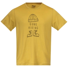 T-Shirt Bergans Men Graphic Wool Tee Light Olive Green/Olive Green
