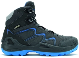 Wanderschuhe Lowa Innox GTX Mid Junior Anthrazit Blau Kinder