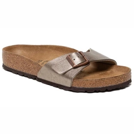 Slipper Birkenstock Women Madrid Birko-Flor Graceful Taupe Regular
