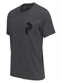 T-shirt Peak Performance Men Track Tee Dark Grey Mel