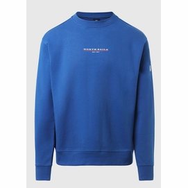 Pull North Sails Men Crewneck Sweatshirt With Graphic Ocean Blue