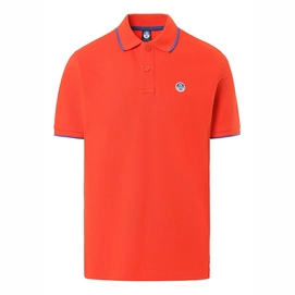 Polo North Sails Homme SS Polo With Graphic Bright Orange