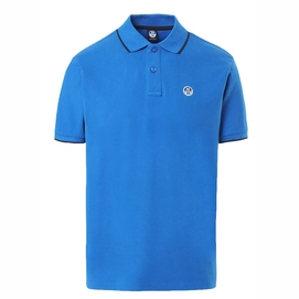 Polo-Shirt North Sails SS Polo With Graphic Herren Royal-L