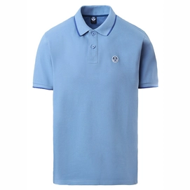 Polo-Shirt North Sails SS Polo With Graphic Herren Cornflower Blue-L
