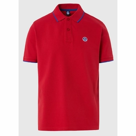 Polo North Sails Hommes SS Polo With Graphic Red