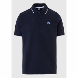 Polo North Sails Hommes SS Polo With Graphic Navy Blue-L