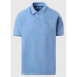 Polo North Sails Homme SS Polo With Graphic Cornflower Blue
