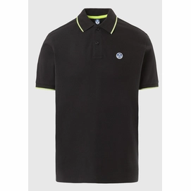Polo North Sails Homme SS Polo With Graphic Black