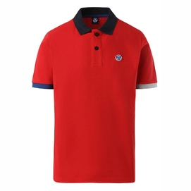 Polo North Sails Men SS Polo Graphic Red