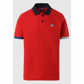 Polo North Sails Homme SS Polo Graphic Red