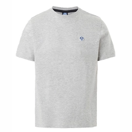 T-Shirt North Sails SS T-Shirt with Logo Herren Grey Melange-XXXL