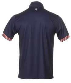 Polo K Swiss TAC Heritage Zip S S Polo Navy