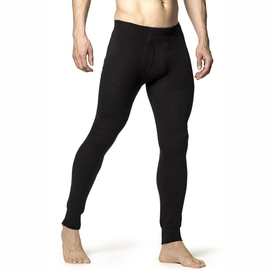 Ondergoed Woolpower Long Johns with Fly 200 Black