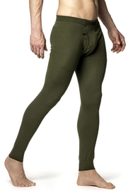 Ondergoed Woolpower Long Johns with Fly 200 Green