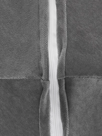 Voedingskussenhoes Jollein Velvet Anthracite