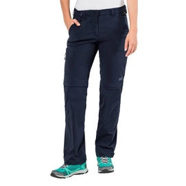 Broek Jack Wolfskin Women Activate Light Zip Off Midnight Blue