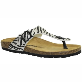 Sandales JJ Footwear Millville Zebra - Largeur de pied H