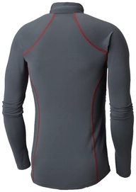 Longsleeve Columbia Men Midweight Stretch Half Zip Graphite Red Spark