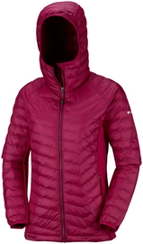 Jas Columbia Women Powder Lite Light Hooded Pomegranate