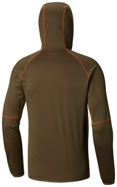 Vest Columbia Men Triple Canyon Hooded Fleece Peatmoss Mosstone