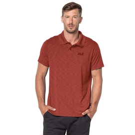 Polo Jack Wolfskin Men Travel Polo Mexican Pepper