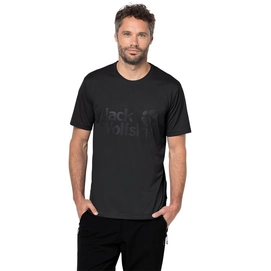 T-Shirt Jack Wolfskin Men Rock Chill Logo Black
