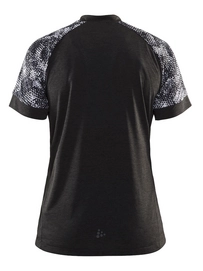 T-Shirt Craft Pulse Jersey Women Black P Net Black